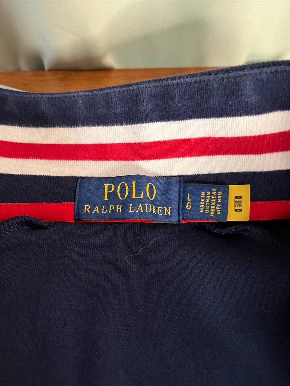 Polo by Ralph Lauren Navy Half-Zip Pullover with Red Pony - Picture 2 of 7